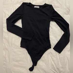 babaton crew long sleeve bodysuit